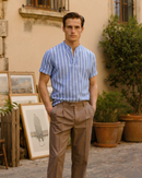 Camisa Polo Masculina Listrada Mônaco